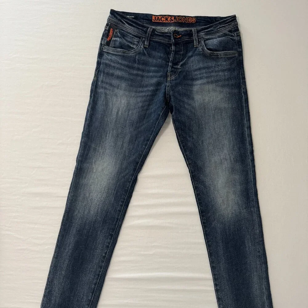 JACK & JONES Men's GLENN Slim Fit Jeans 34x32 NEW - Picture 2 of 4